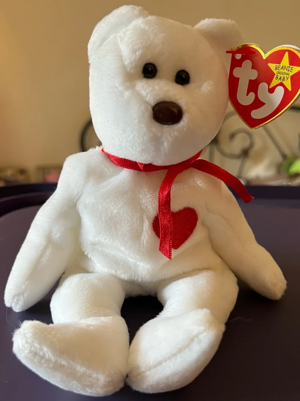 Valentina the Valentine’s Day Bear Beanie Baby
